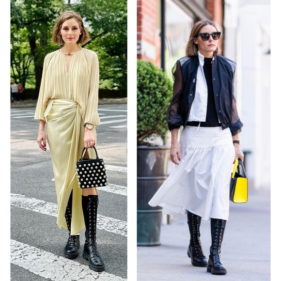 Gianvito Rossi Tall Martis Biker Boots in Black - Picture 3 of 9